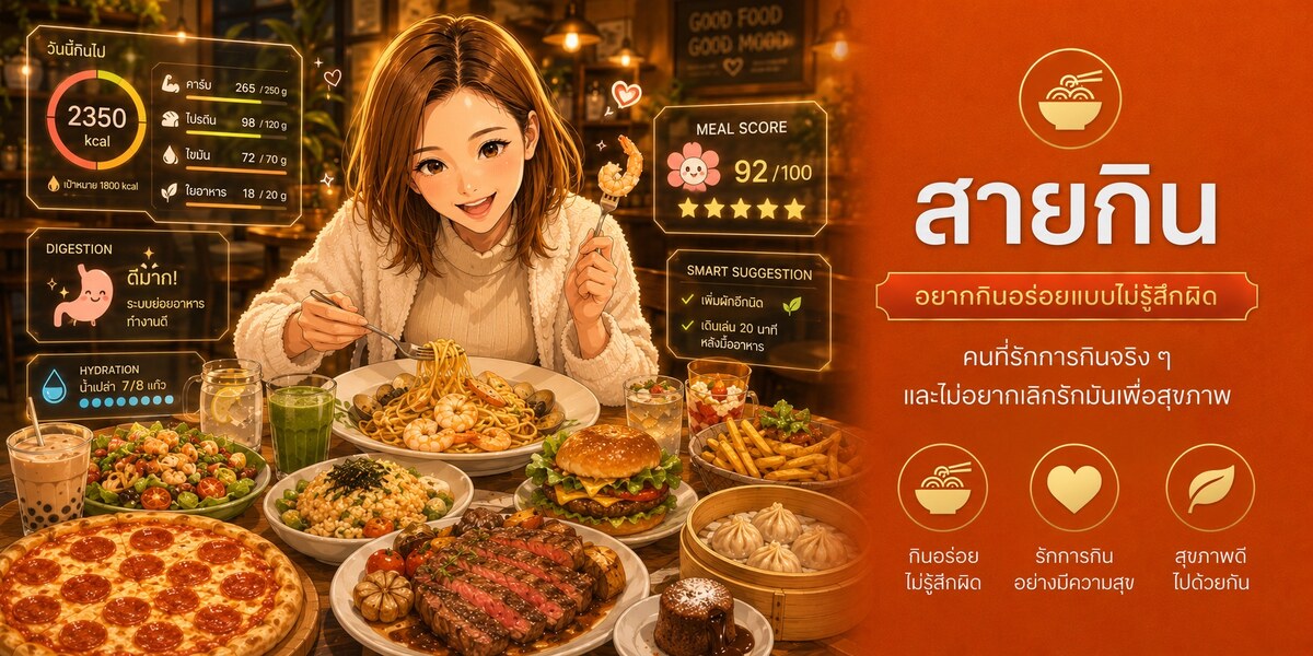 สายกิน — รักการกินจริง ๆ และไม่อยากเลิกรักมันเพื่อสุขภาพ