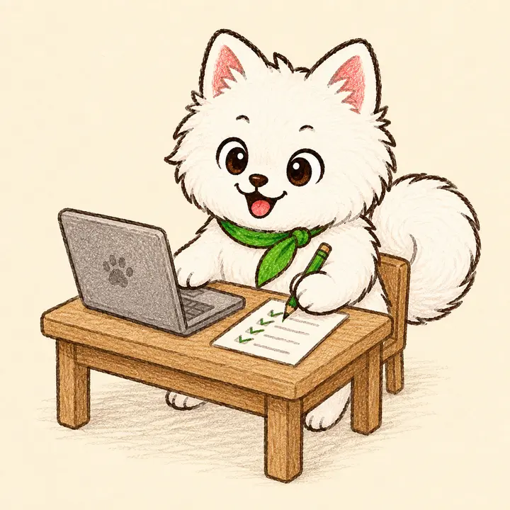 ปอมขาวทำงาน